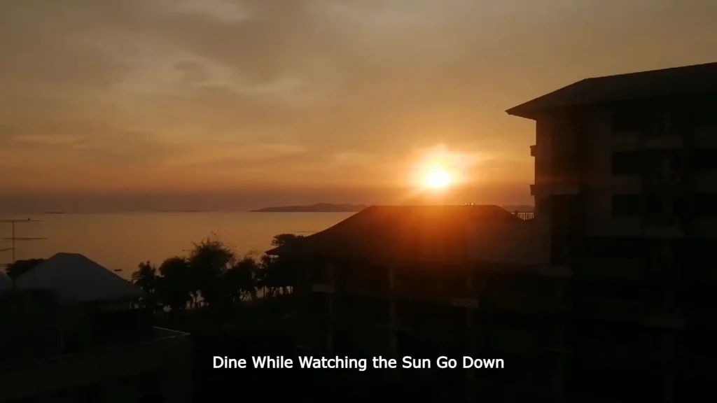Dine While Watching the Sun Go Down