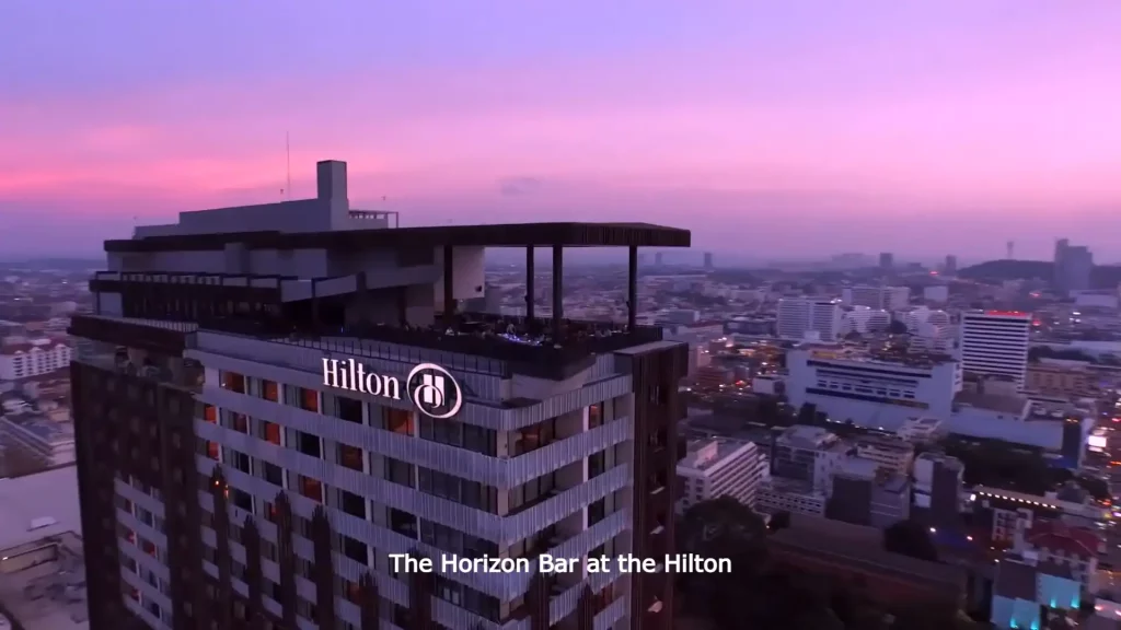 The Horizon Bar at the Hilton