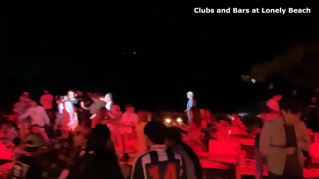 Clubs and Bars at Lonely Beach